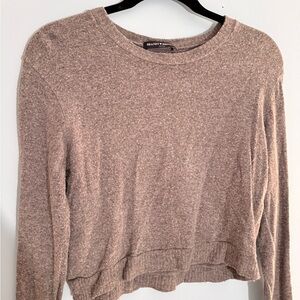 Cozy Brown Long Sleeve Sweater